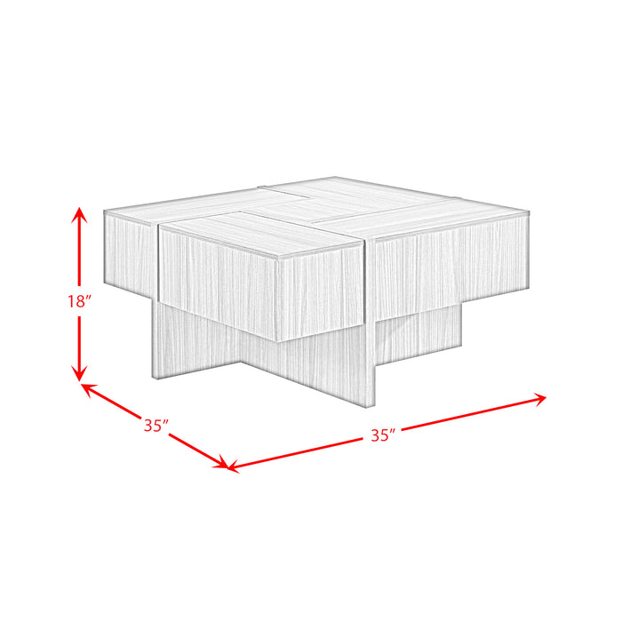 Martina Coffee Table in Grey