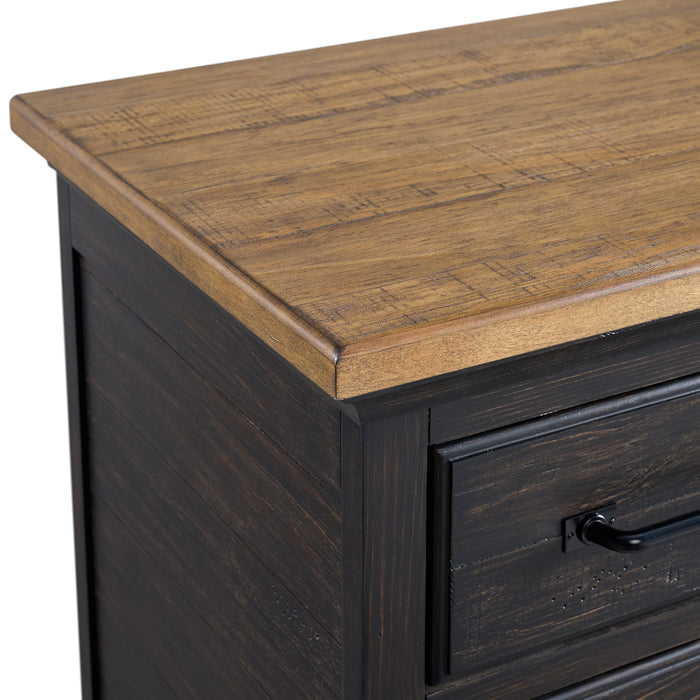 Montrose Chest in Espresso & Brown