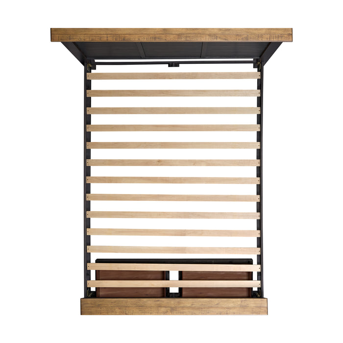 Montrose Storage Bedroom Set in Espresso & Brown