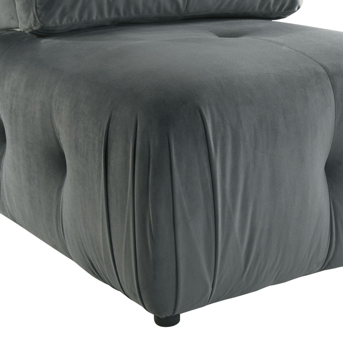 Nahla Modular Chair in Marine Light Grey