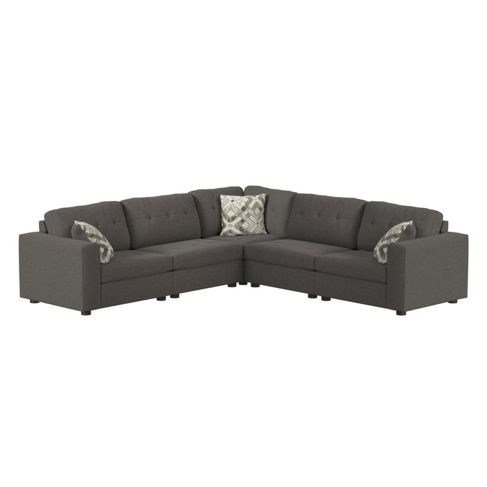 Options One LHF Chair in Palmer Plus Ash with 1 Pillow 20"ÔøΩ