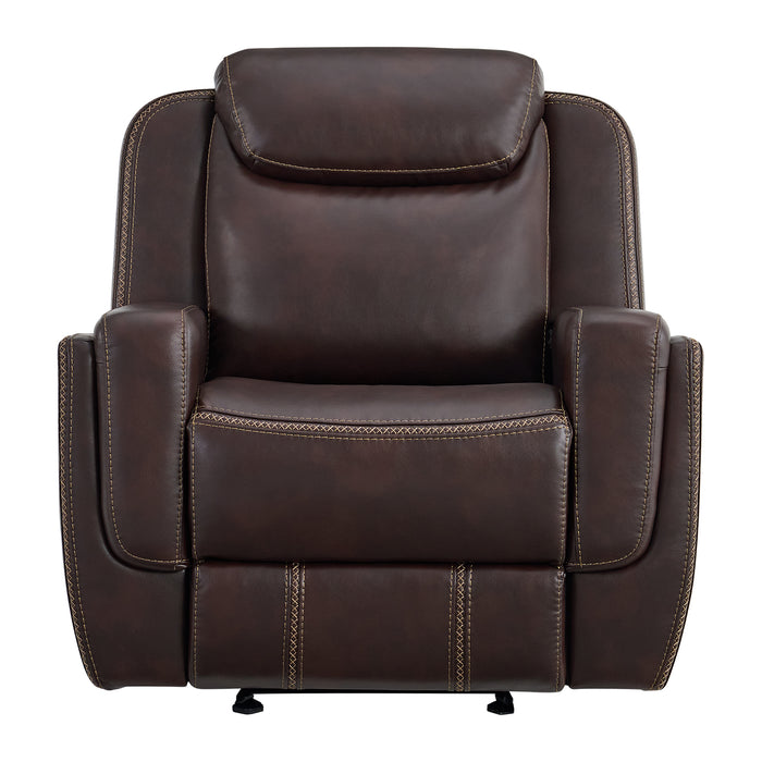 Panther Glider Motion Recliner in Neono Brown