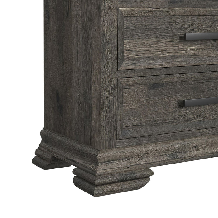 Park Ridge 6-Drawer Chest in Charcoal