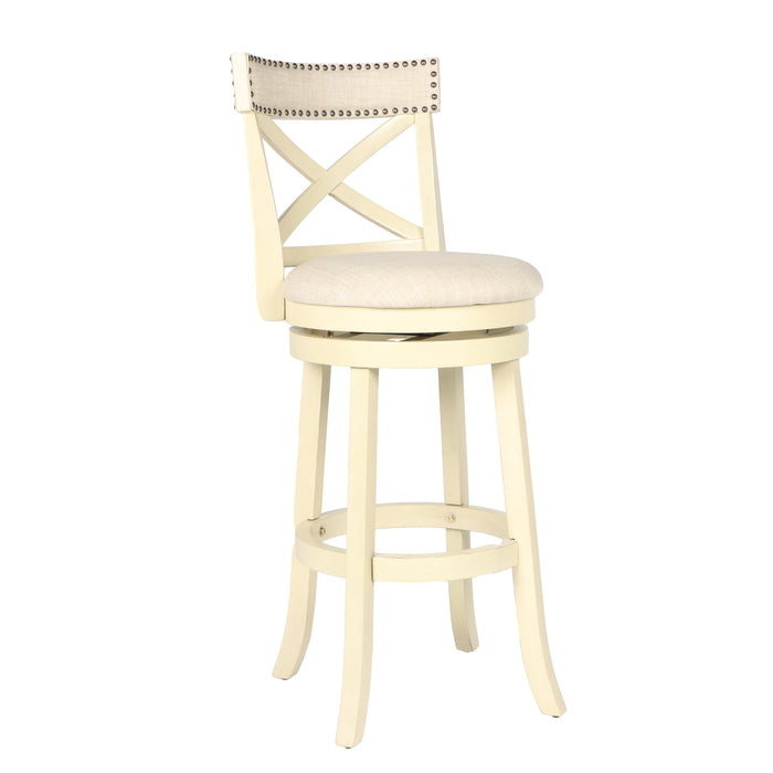 York 29" Bar Stool-White