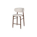 Royce Counter Chair W/Walnut Metal Frame-Beige (2 Per Carton)