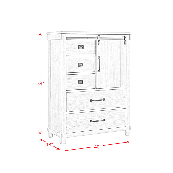 Scott Chest White Finish
