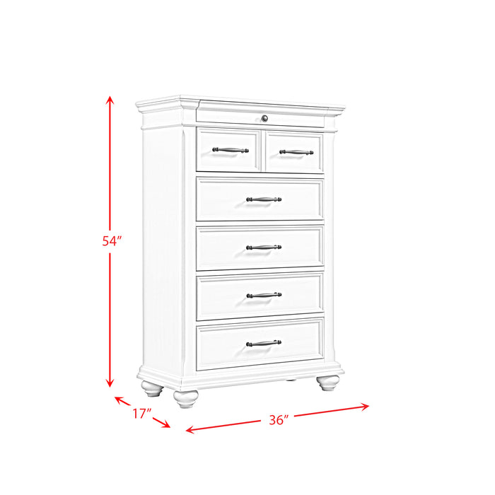 Slater Chest in Antique White