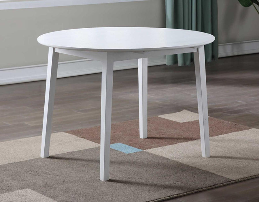 Steve Silver Naples Dining Table in Antiqued White