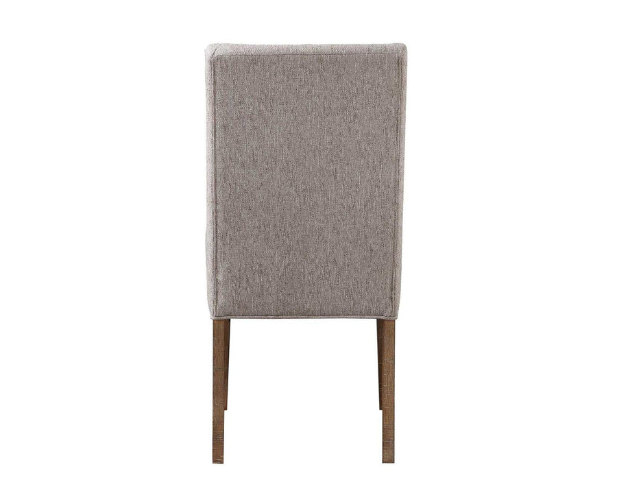 Steve Silver Riverdale Upholstered Chair in Driftwood (Set of 2)