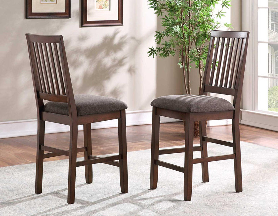 Steve Silver Yorktown Counter Chair in Espresso (Set of 2)