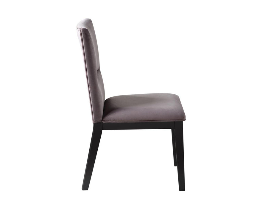 Steve Silver Amalie Side Chair in Black (Set of 2)