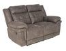 Steve Silver Anastasia Manual Reclining Loveseat in Grey image