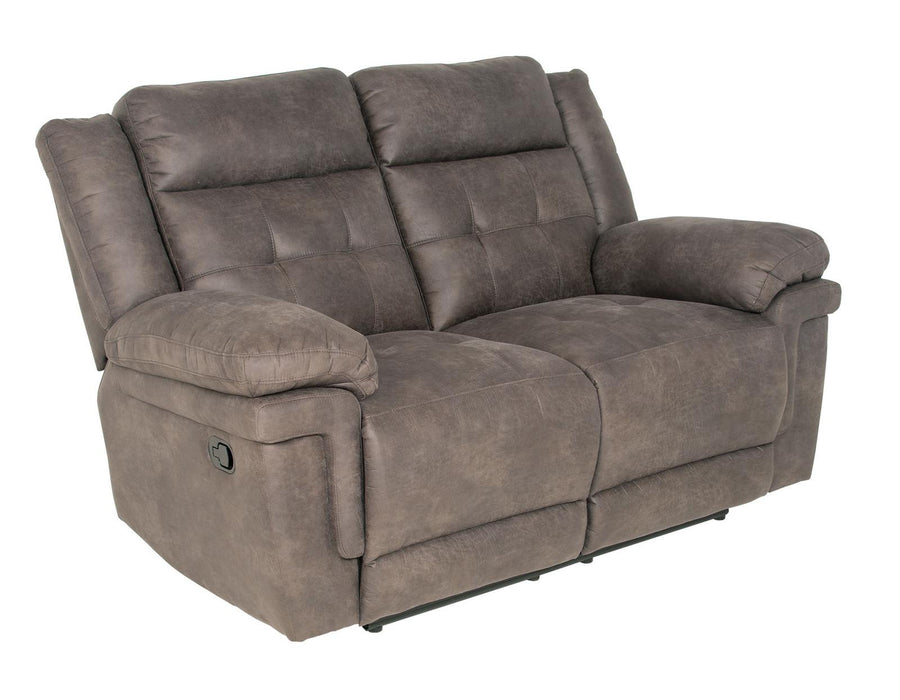 Steve Silver Anastasia Manual Reclining Loveseat in Grey