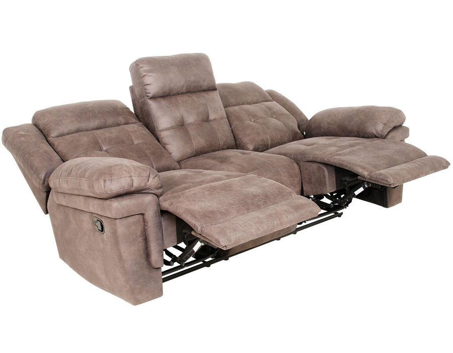 Steve Silver Anastasia Manual Reclining Sofa in Cocoa