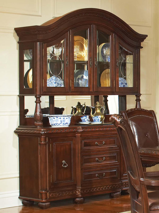 Steve Silver Antoinette Buffet & Hutch in Rich Cherry_H