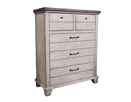 Steve Silver Bear Creek 5 Drawer Chest in White Smoke image