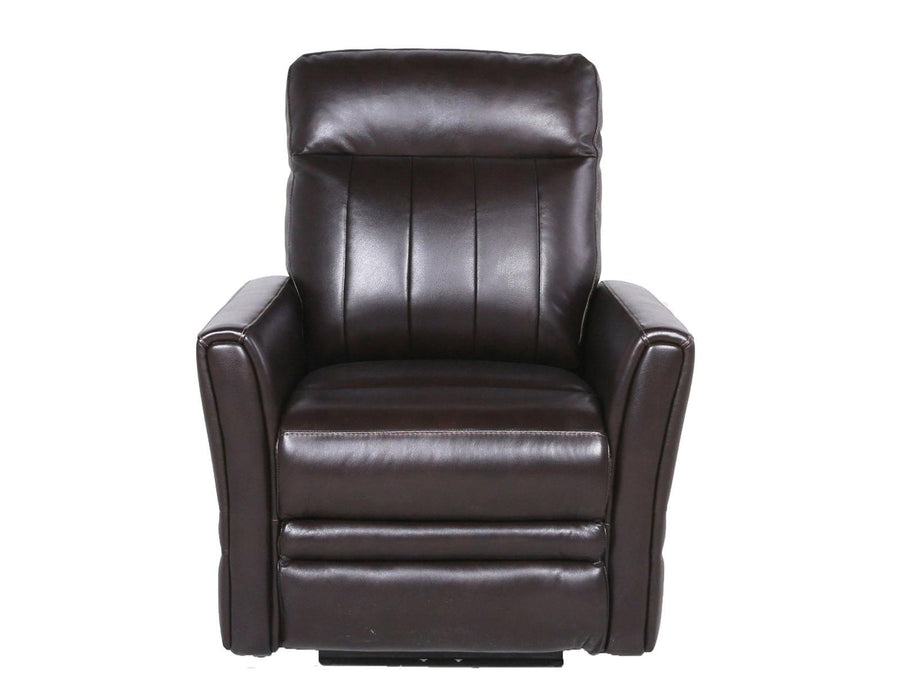 Steve Silver Coachella Leather Dual Power Recliner in Brown