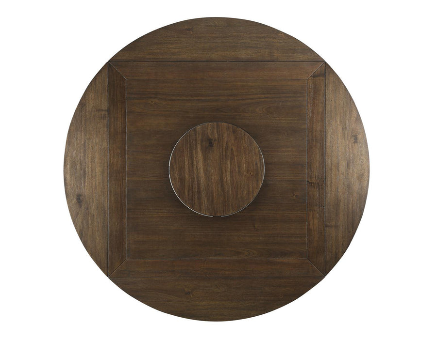 Steve Silver Joanna Round Counter Table in Two-tone Ivory and Mocha