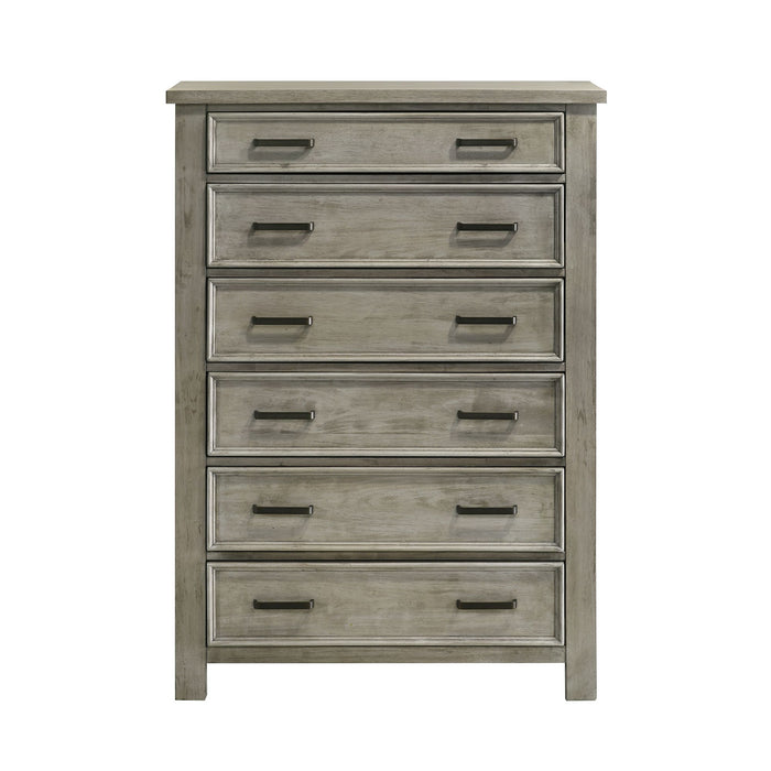 Sullivan 6-Drawer Chest in Drift Grey