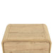 Mara Two Drawer End Table / Bedside Table-Natural