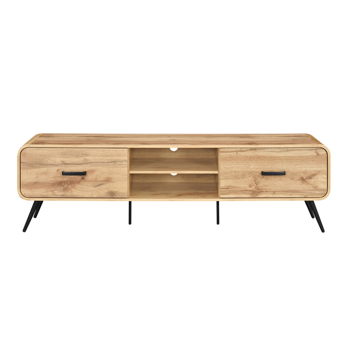 Rowan 71" Low Profile Tv Console-Natural