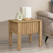 Thayer One Drawer End Table/Bedside Table-Natural