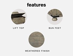 Aldwin Coffee Table With Storage