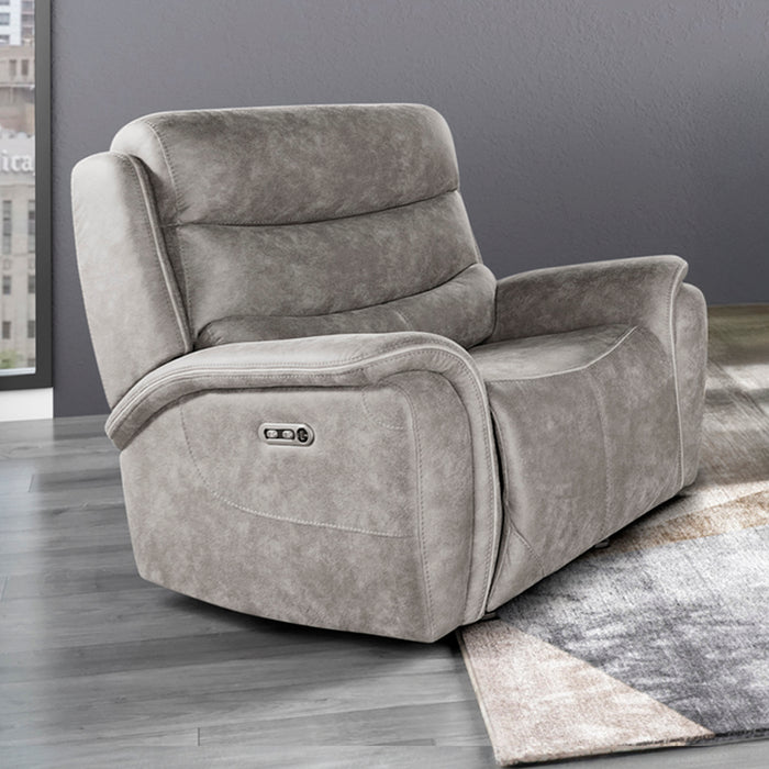 Kamari Glider Recliner W/Pwr Hr & Fr-Gray