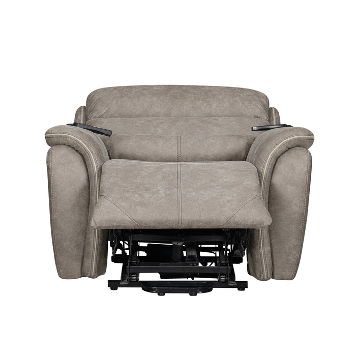 Kamari Power Lift Recliner W/ Heat & Massage-Gray