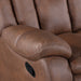 Morello Sofa W/Dual Recliner- Brown