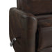 Takami Swivel Recliner-Brown Vegan Leather