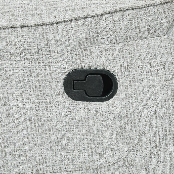 Chablis Glider Recliner W/Heat & Massage-Mist Gray