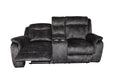 Park City Console Loveseat W/ Dual Recliners-Slate