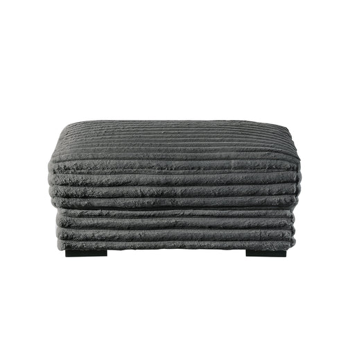 Embrace 41" Ottoman-Charcoal