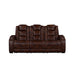 Chester Reclining Sofa-Brown