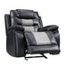 Nikko Glider Recliner W/Pwr Fr-Black/Gray