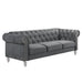 Emma Crystal Sofa-Gray