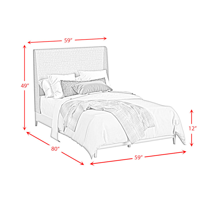 Westland UPH Bed with Grey Fabric
