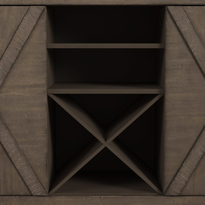 Yellowstone Server in Medium Brown