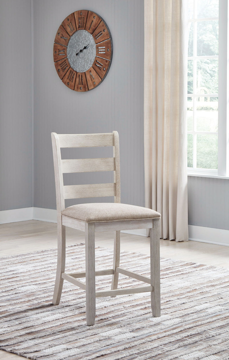 Skempton - Upholstered Barstool (Set of 2) - White