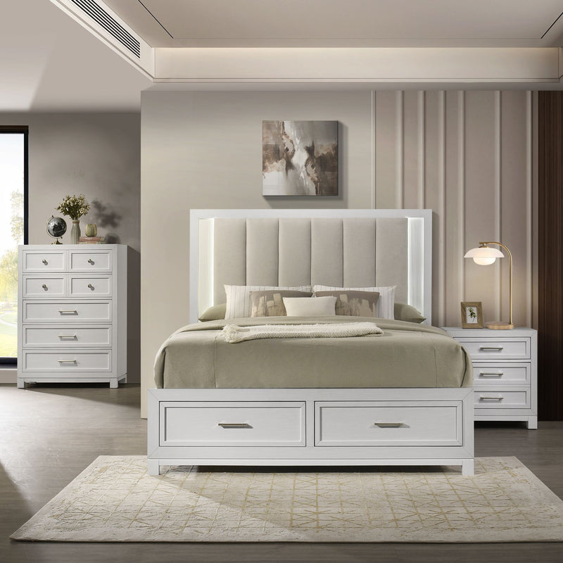 Baystorm - Upholstered Storage Bedroom Set
