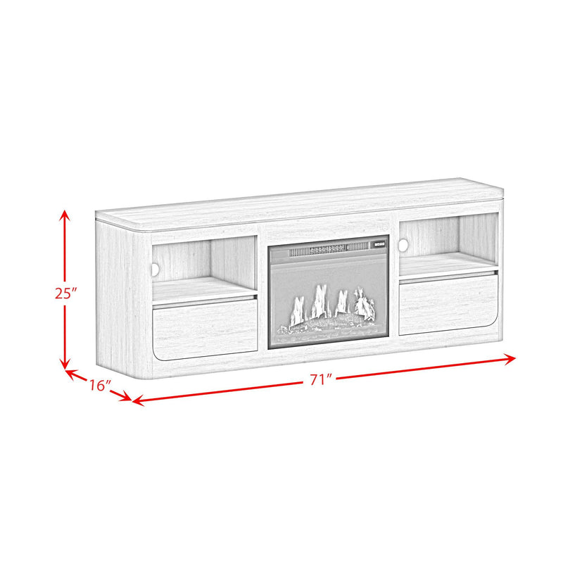 Rosalie - Entertainment Unit With 71" TV Console