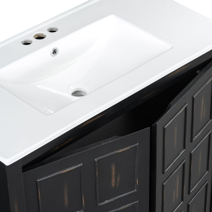 Bathroom Vanity Organizer With Sink, Combo Cabinet Set, Bathroom Storage Cabinet
