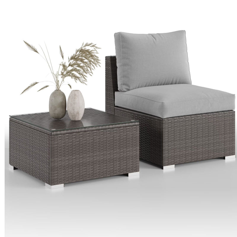 Modern Patio Set With Coffee Table