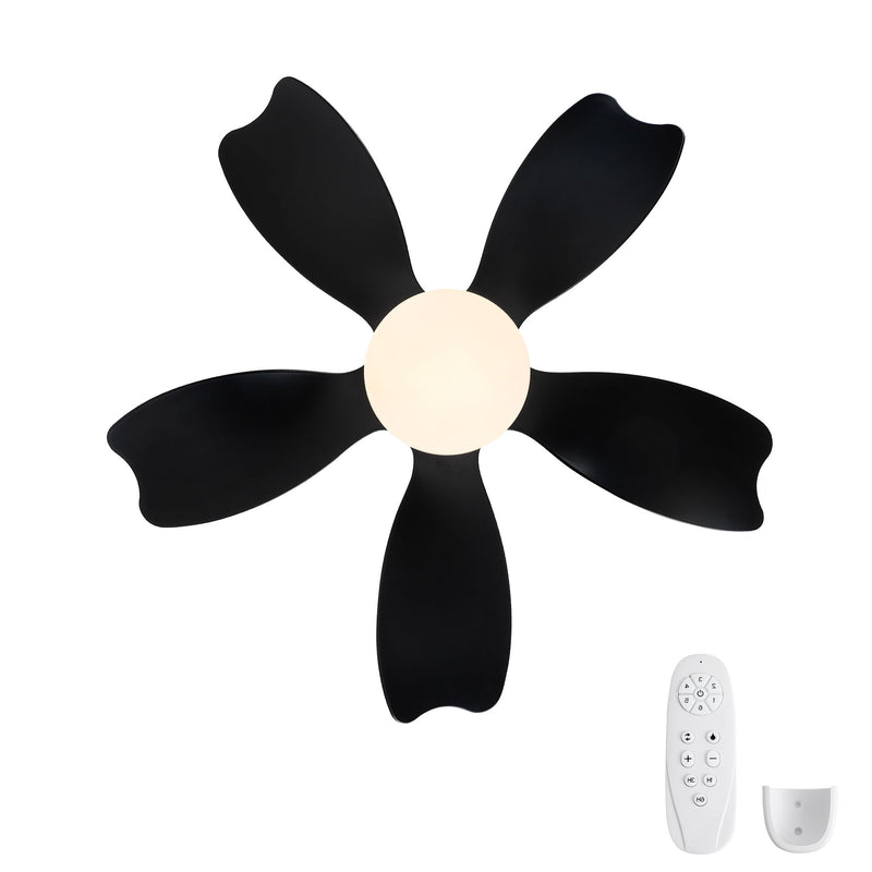 Low Profile Flush Mount Ceiling Fan With Light