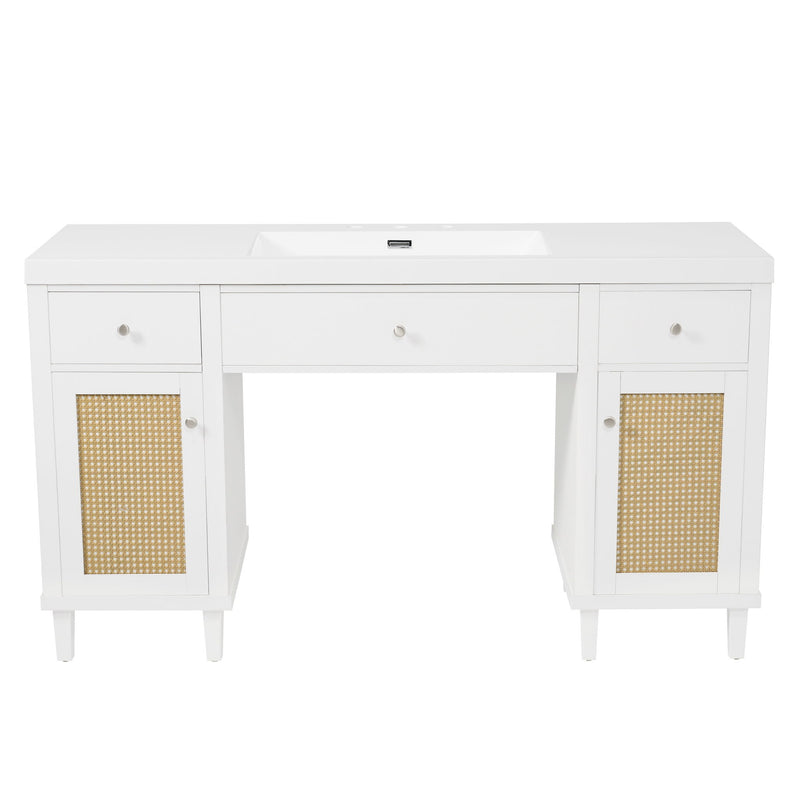 Bathroom Vanity With Sink, Spacious Storage Cabinet