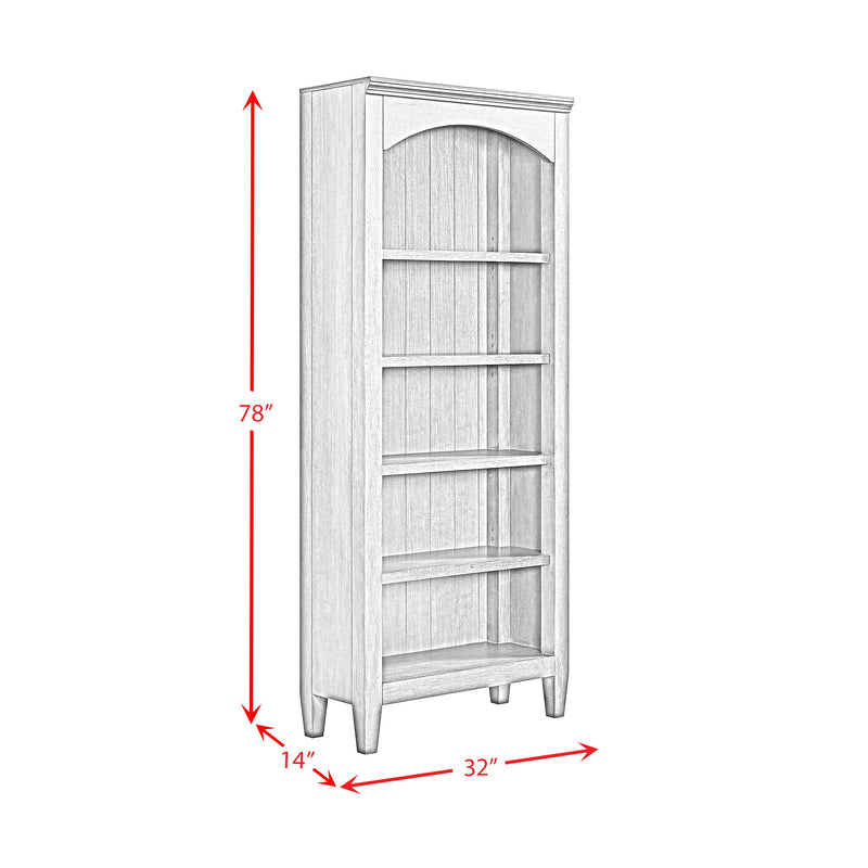 Portico - Open Bookcase - Brown Oak