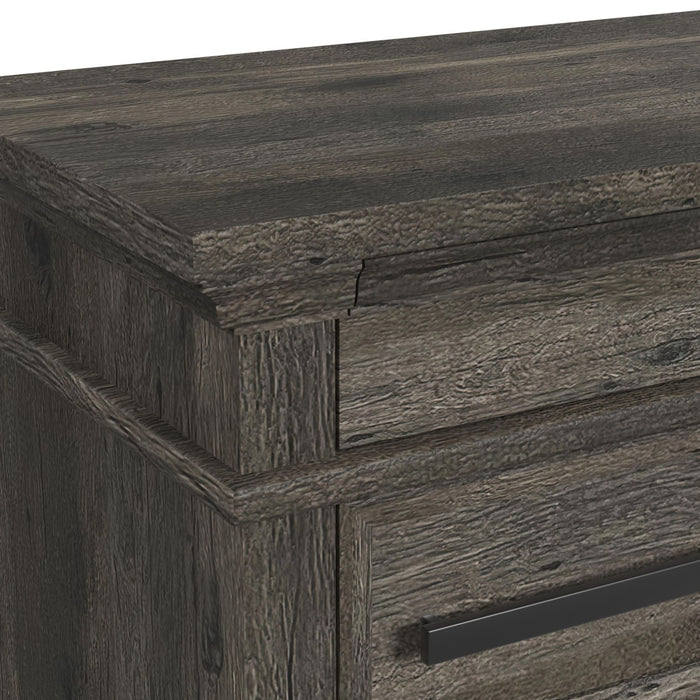 Park Ridge - 3-Drawer Nightstand - Charcoal