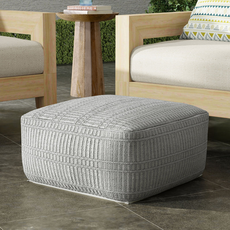 Safford - Square Outdoor / Indoor Pouf