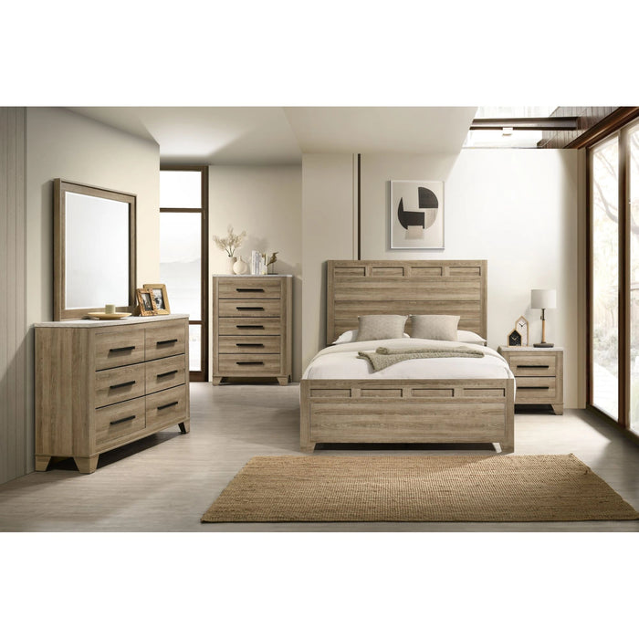 Caro Dresser and Mirror Set in Natural